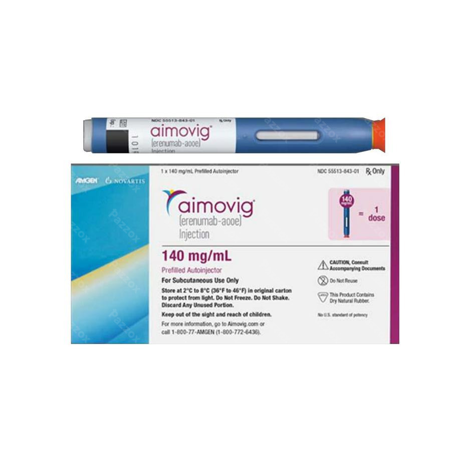 Aimovig 140mg Opl Inj Voorgevulde Pen 1