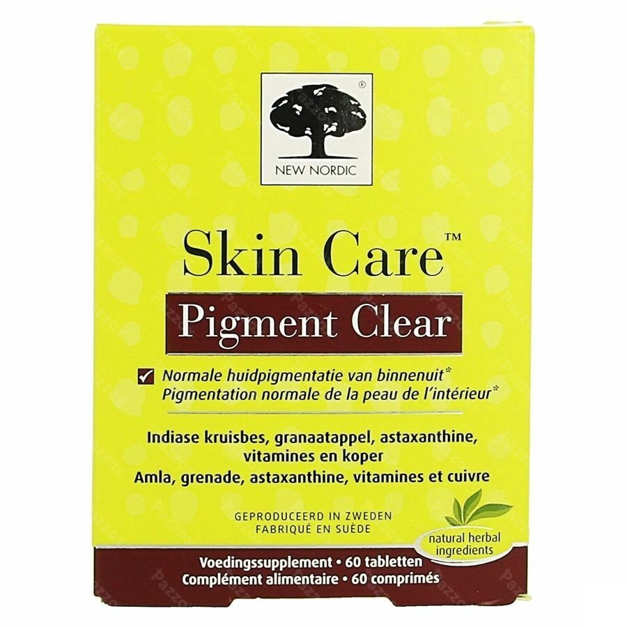 New Nordic Skin Care Pigment Clear Tabl 60