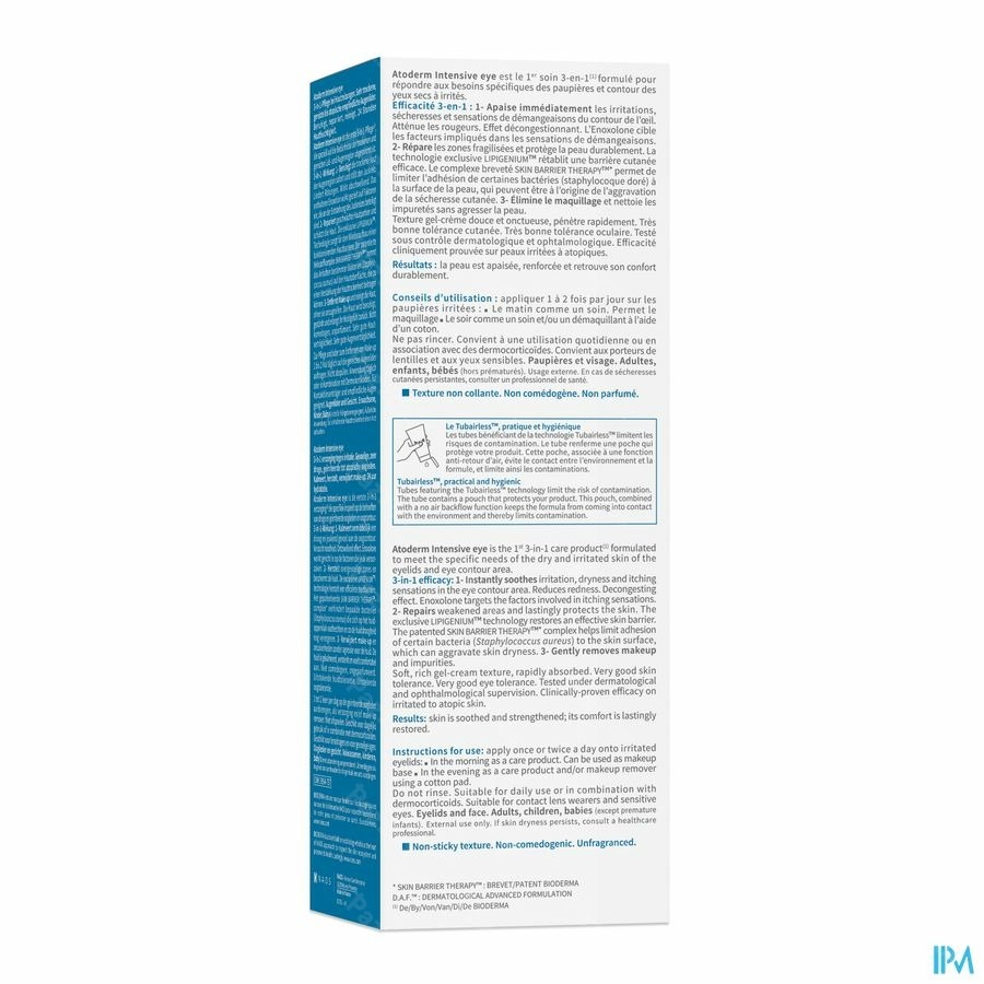 Bioderma Atoderm Intensief Kalmerende Oogcrème 100ml