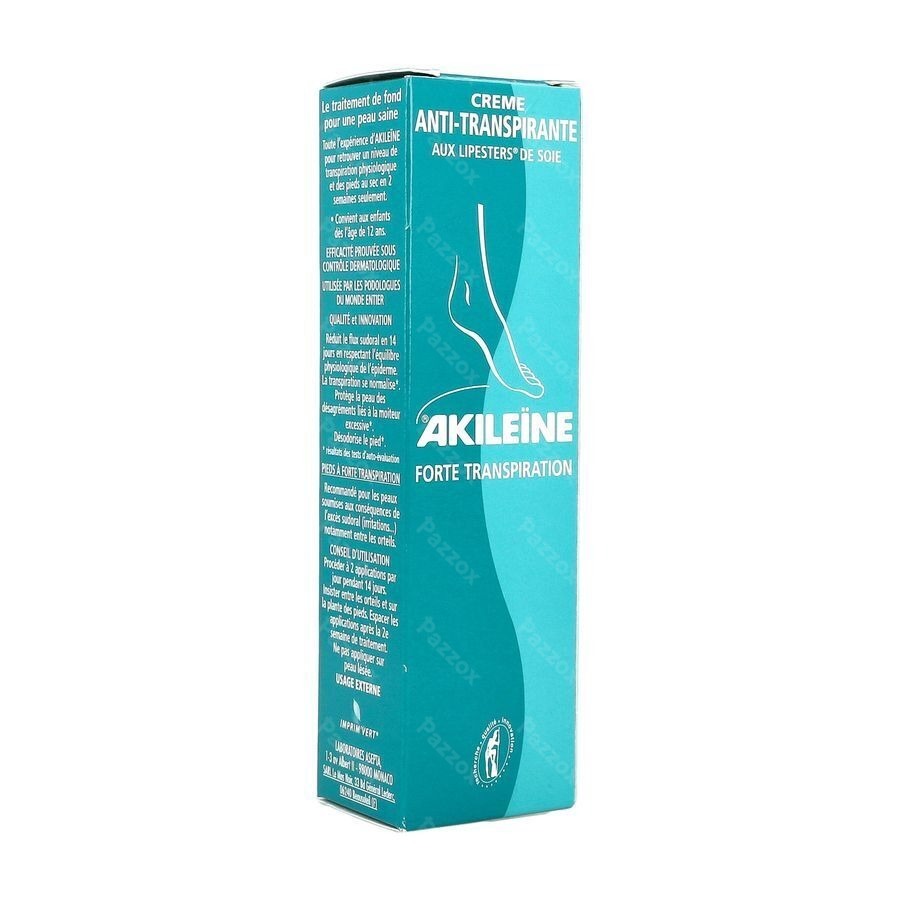 Akileïne Creme A/transpirantie Tube 50ml