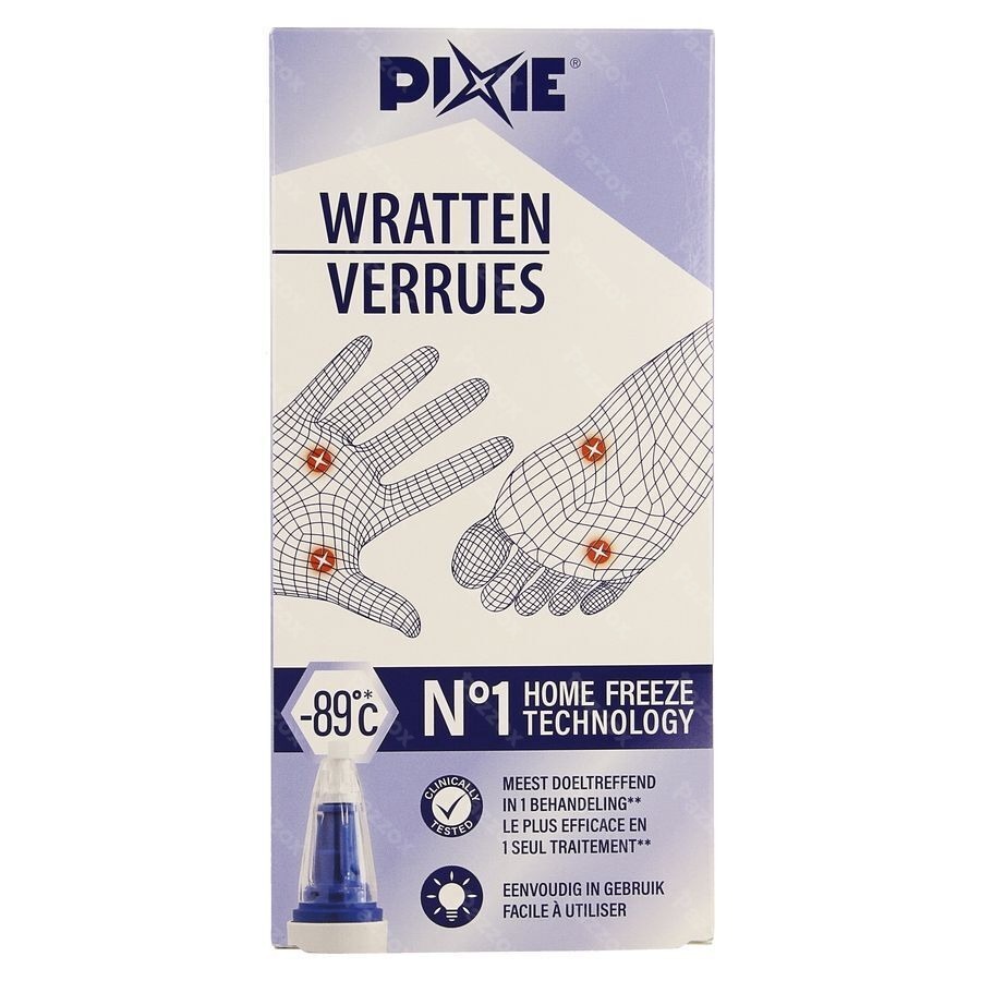 Pixie Pen 7,5g Tegen Wratten + N2o Patroon Nf