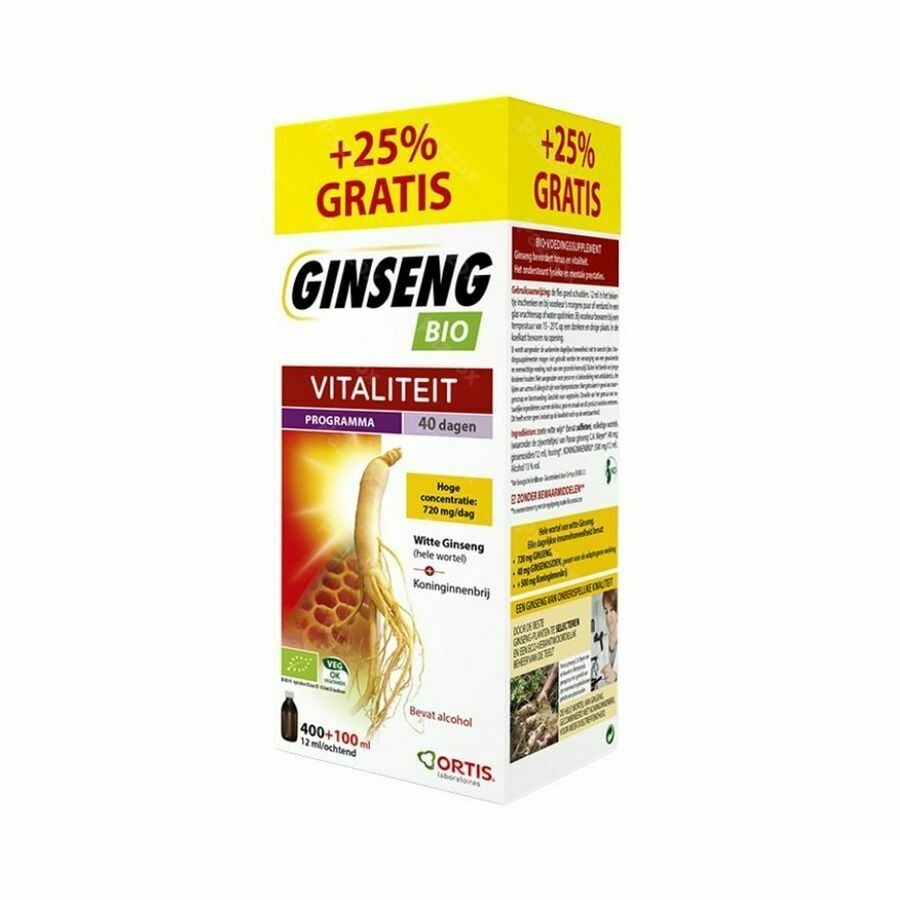 Ortis Ginseng Bio 400ml+100ml Promo