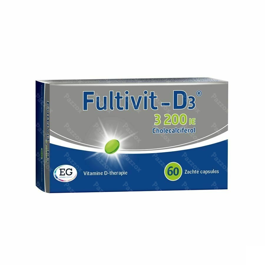 Fultivit-D3 3200 IE 60 Zachte Capsules