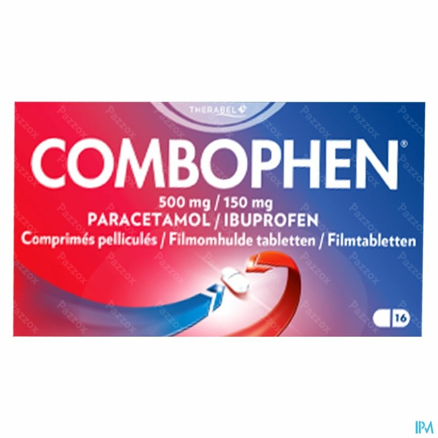 Combophen 500mg Paracetamol+150mg Ibuprofen 16 Tabletten