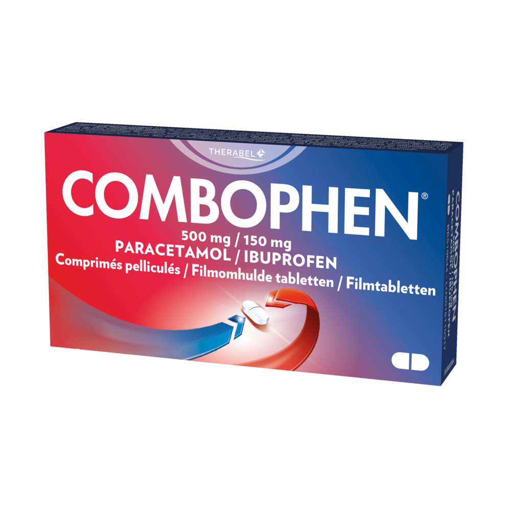 Combophen 500mg Paracetamol+150mg Ibuprofen 16 Tabletten