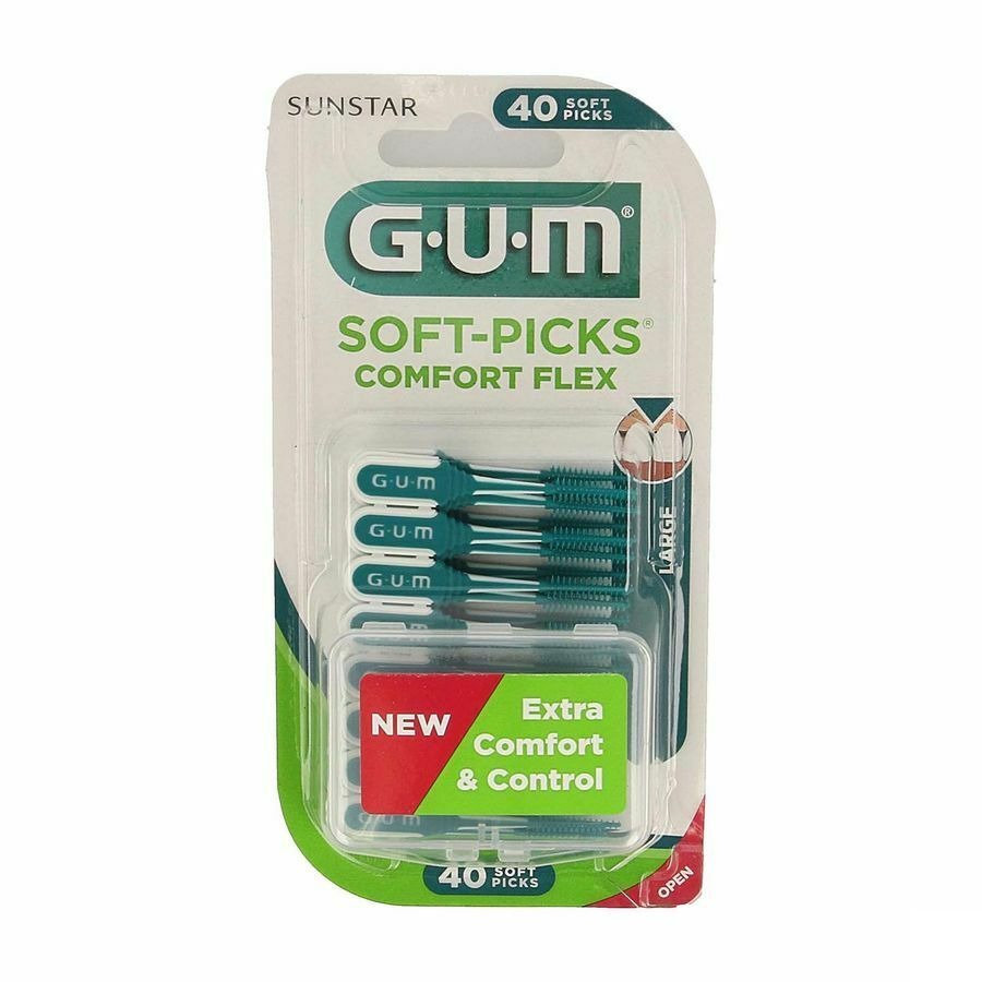 Gum Softpicks Comfort Flex Large 40
