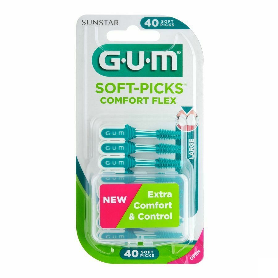 Gum Softpicks Comfort Flex Large 40