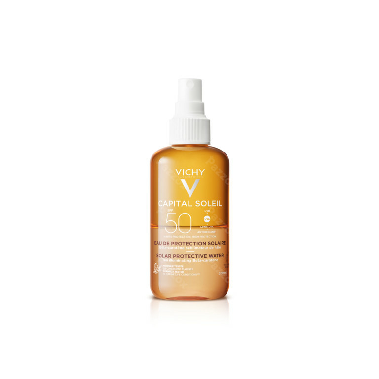 Vichy Capital Soleil Zonbeschermend Water Bruine Teint SPF50+ 200ml 
