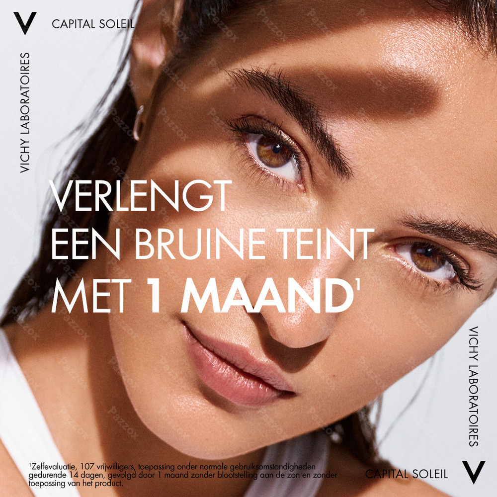 Vichy Capital Soleil Zonbeschermend Water Bruine Teint SPF50+ 200ml 