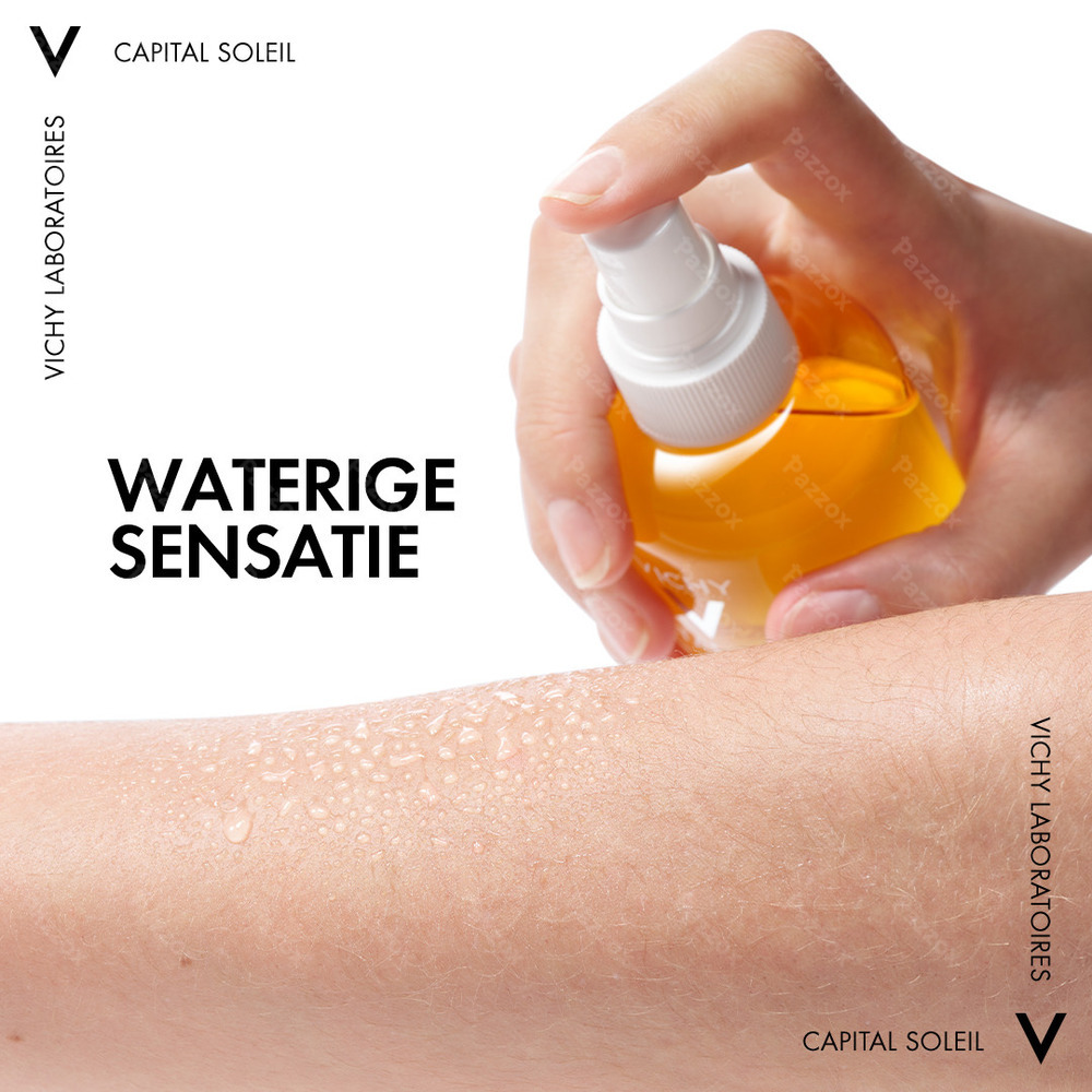 Vichy Capital Soleil Zonbeschermend Water Bruine Teint SPF50+ 200ml 