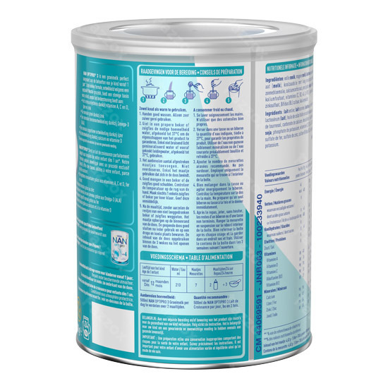 Nan Optipro 3 Baby Groeimelk 1+ Jaar 800g