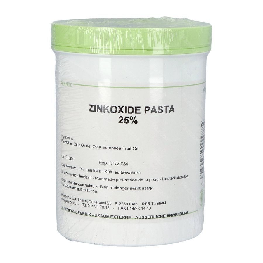 Zinkoxide Pasta 25% 1kg Pannoc