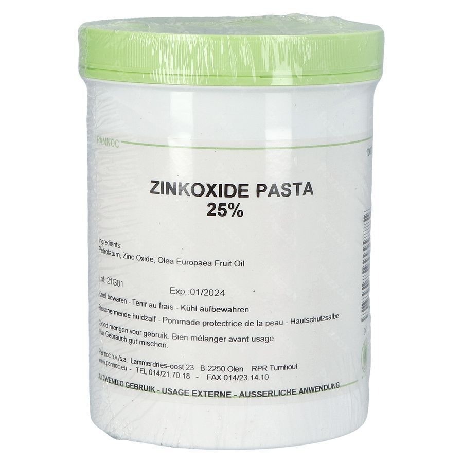 Zinkoxide Pasta 25% 1kg Pannoc