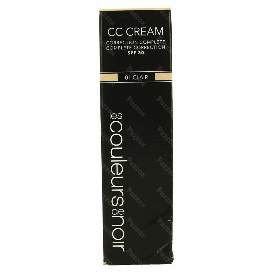 Les Couleurs De Noir Cc Cream Ip30 01 Clair 30ml