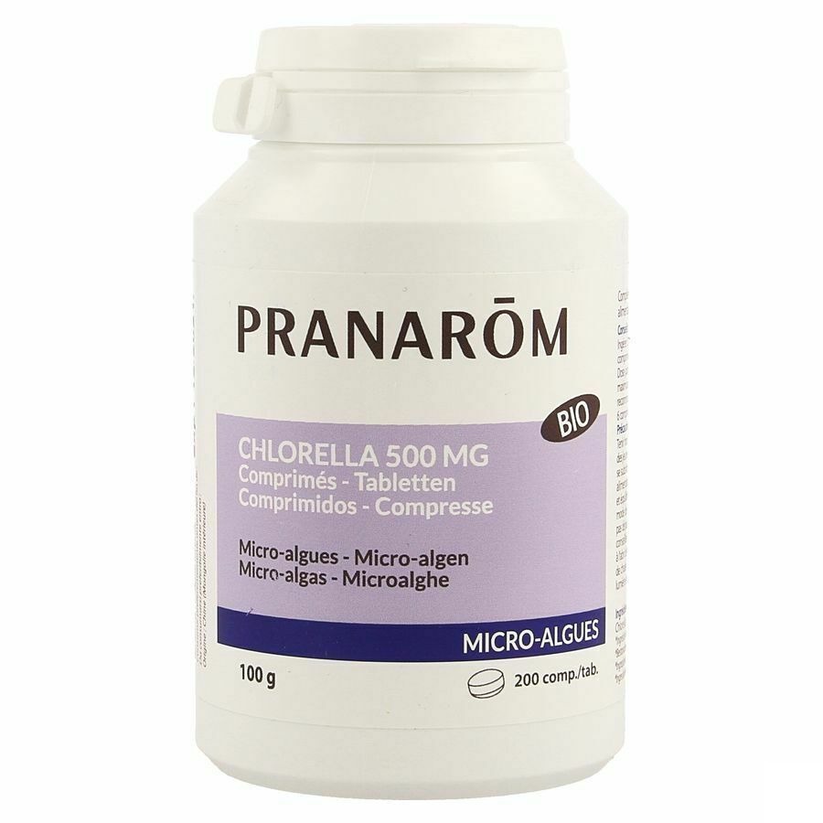 Chlorella Eencellige Zeewieren Comp 200 Pranarom