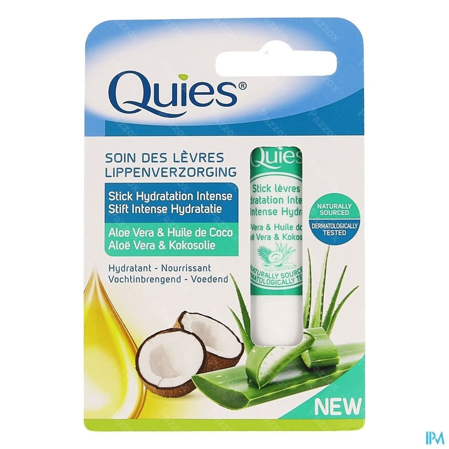 Quies Lippenstift Int.hydra Aloe V.&kokosolie 4,5g
