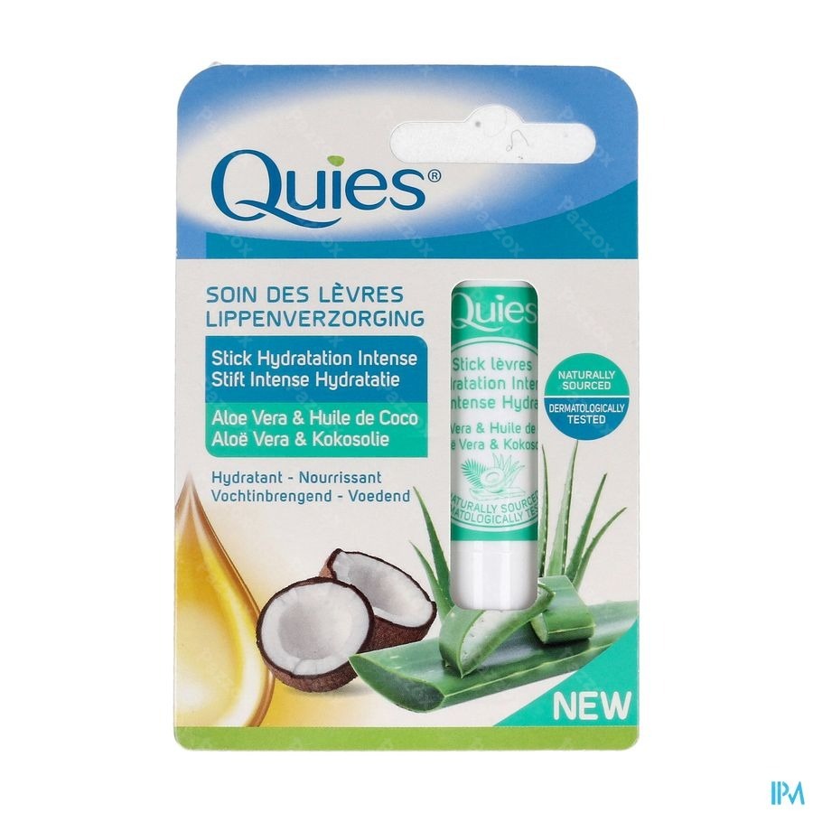 Quies Lippenstift Int.hydra Aloe V.&kokosolie 4,5g