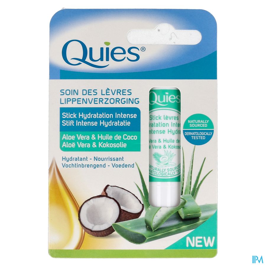 Quies Lippenstift Int.hydra Aloe V.&kokosolie 4,5g