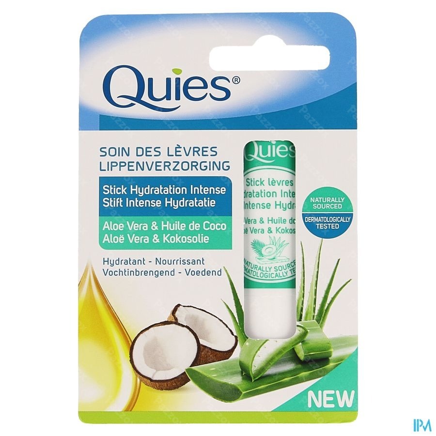 Quies Lippenstift Int.hydra Aloe V.&kokosolie 4,5g