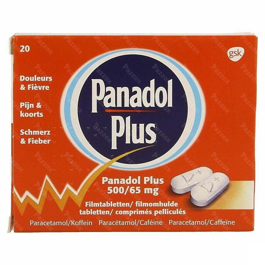 Panadol Plus 500mg/65mg 20 Tabletten