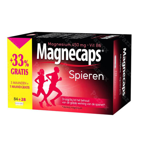 Magnecaps Spieren 84 Capsules met 28 Capsules Gratis
