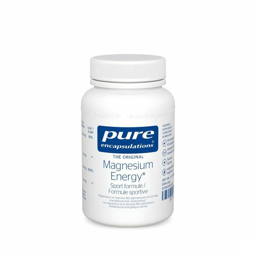 Pure Encapsulations Magnesium Energy Caps 60 afbeelding 1