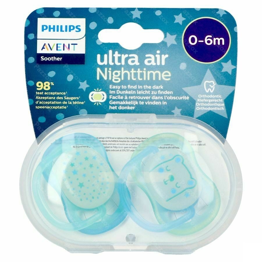 Philips Avent Fopspeen +0m Air Night Mix