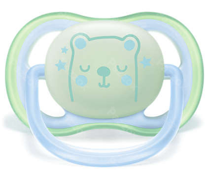Philips Avent Fopspeen Air Night Boy 2 Stuks +0m