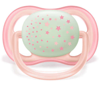 Philips Avent Fopspeen Air Night Girls 2 Stuks +0m