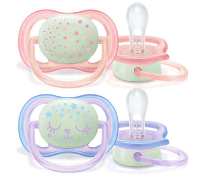 Philips Avent Fopspeen Air Night Girls 2 Stuks +0m