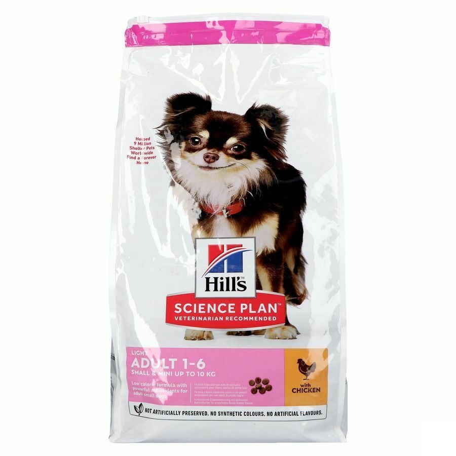 Science Plan Canine Adult Light S&mini Chick. 6kg