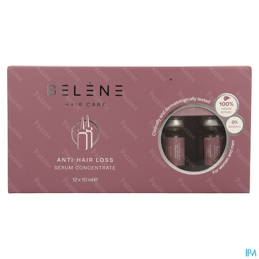 Belène Anti-Haaruitval Serum Concentraat 12x10 Flesjes