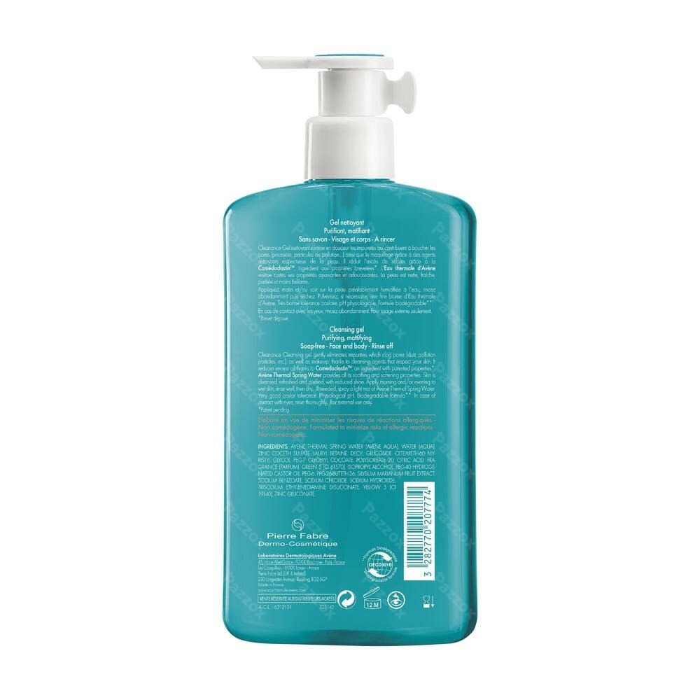 Avène Cleanance Zuiverende Reinigingsgel 400ml