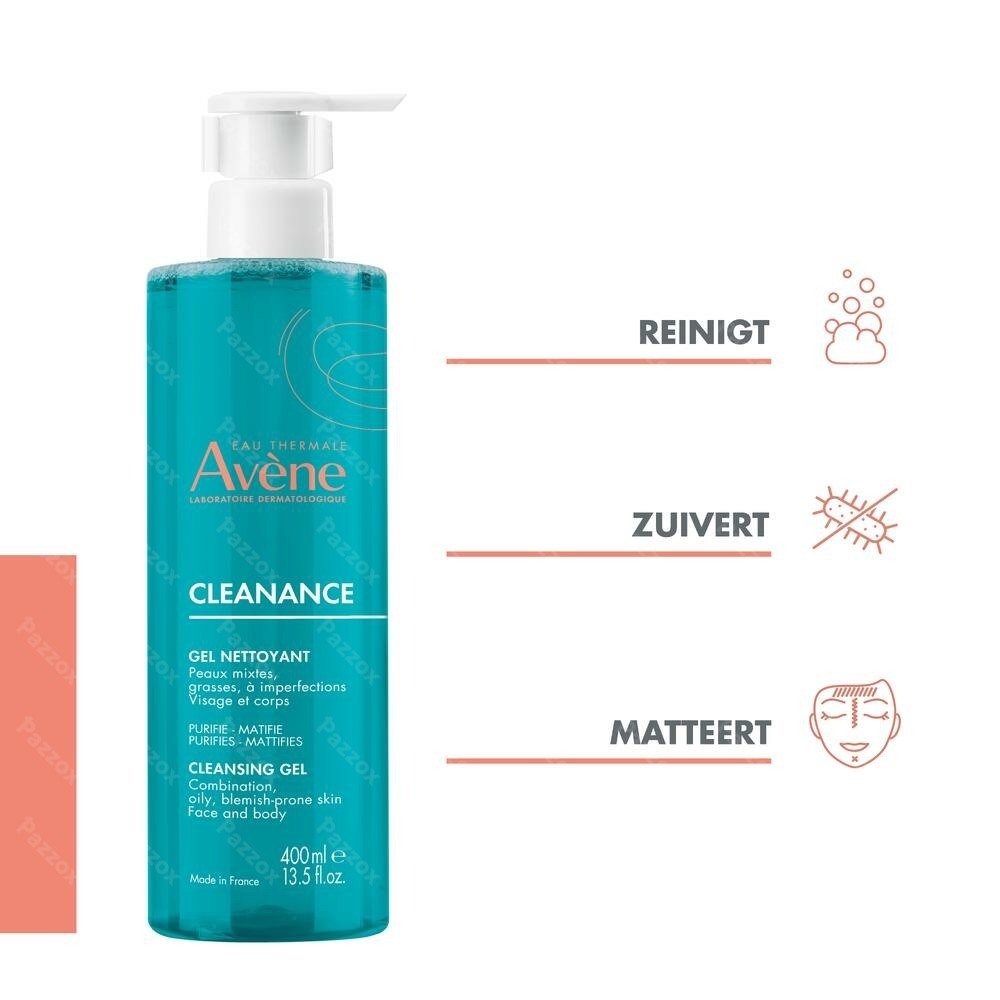Avène Cleanance Zuiverende Reinigingsgel 400ml