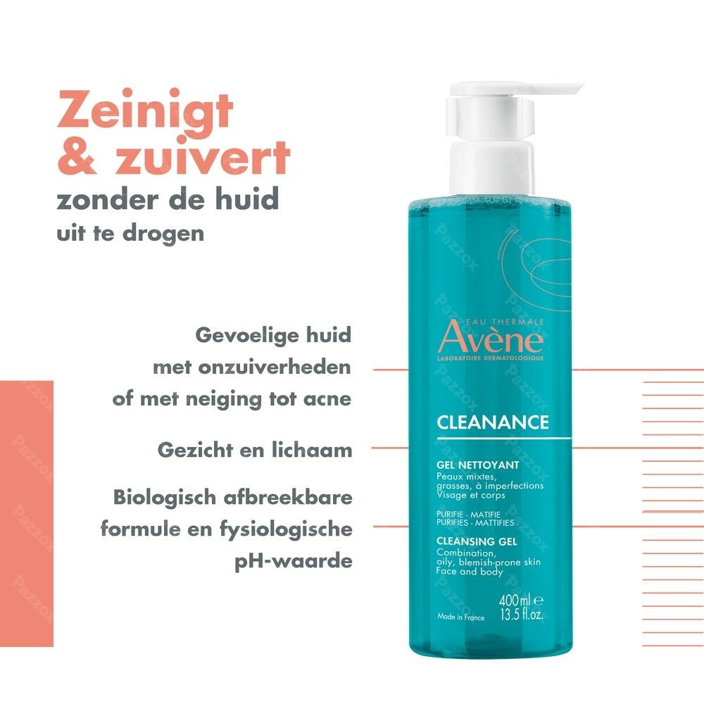 Avène Cleanance Zuiverende Reinigingsgel 400ml