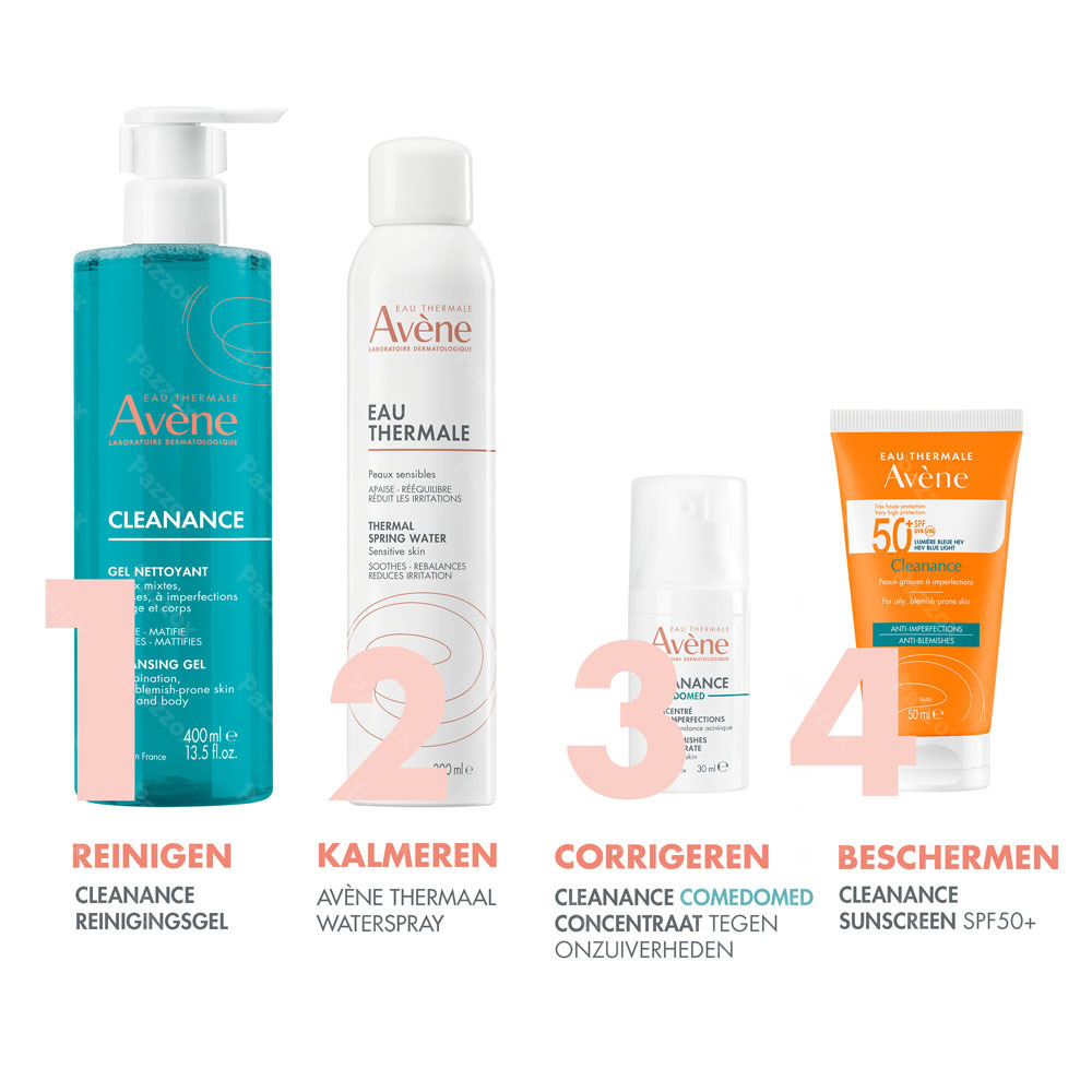 Avène Cleanance Reinigende gel, Zuivert & matteerd, Vette huid  400ml
