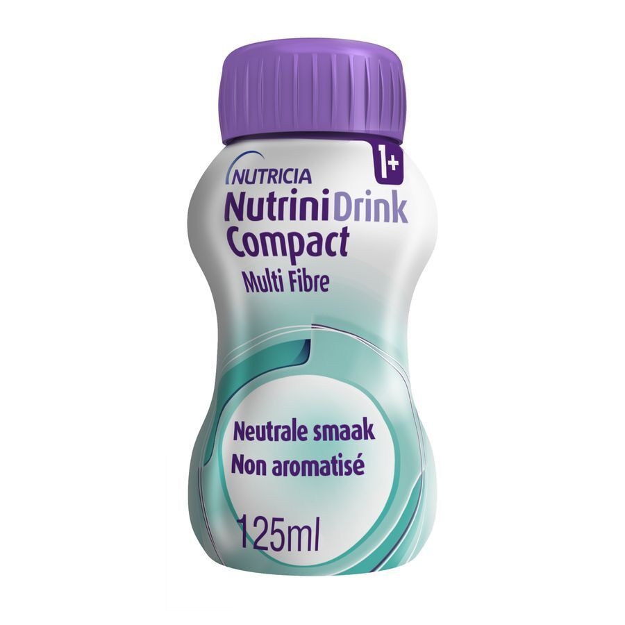 NutriniDrink Compact Multi Fibre Neutrale Smaak 4x125ml