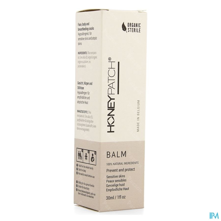 Honeypatch Balm Zalf Genez.bijwenas Besch.huid30ml