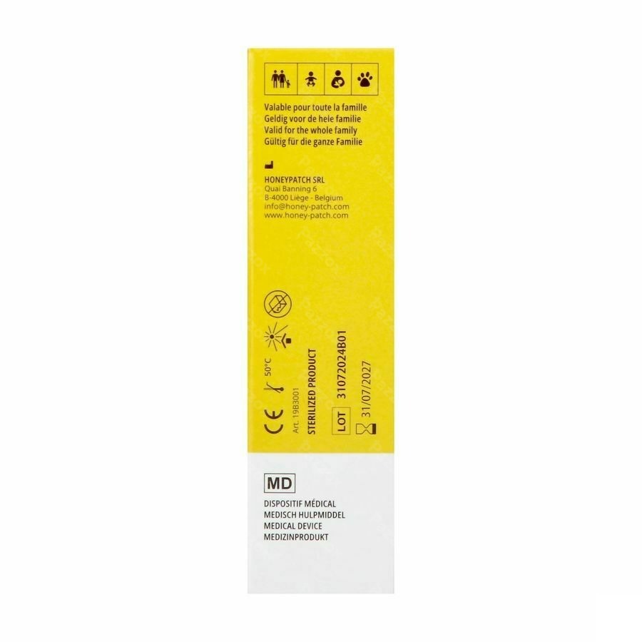 Honeypatch Balm Zalf Genez.bijwenas Besch.huid30ml
