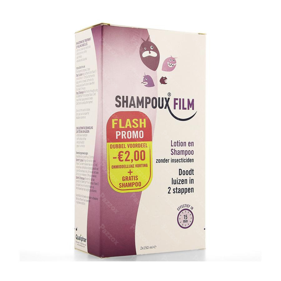 Shampoux Film (Lotion + Shampoo) PROMO -€2 2 x 150 ml 
