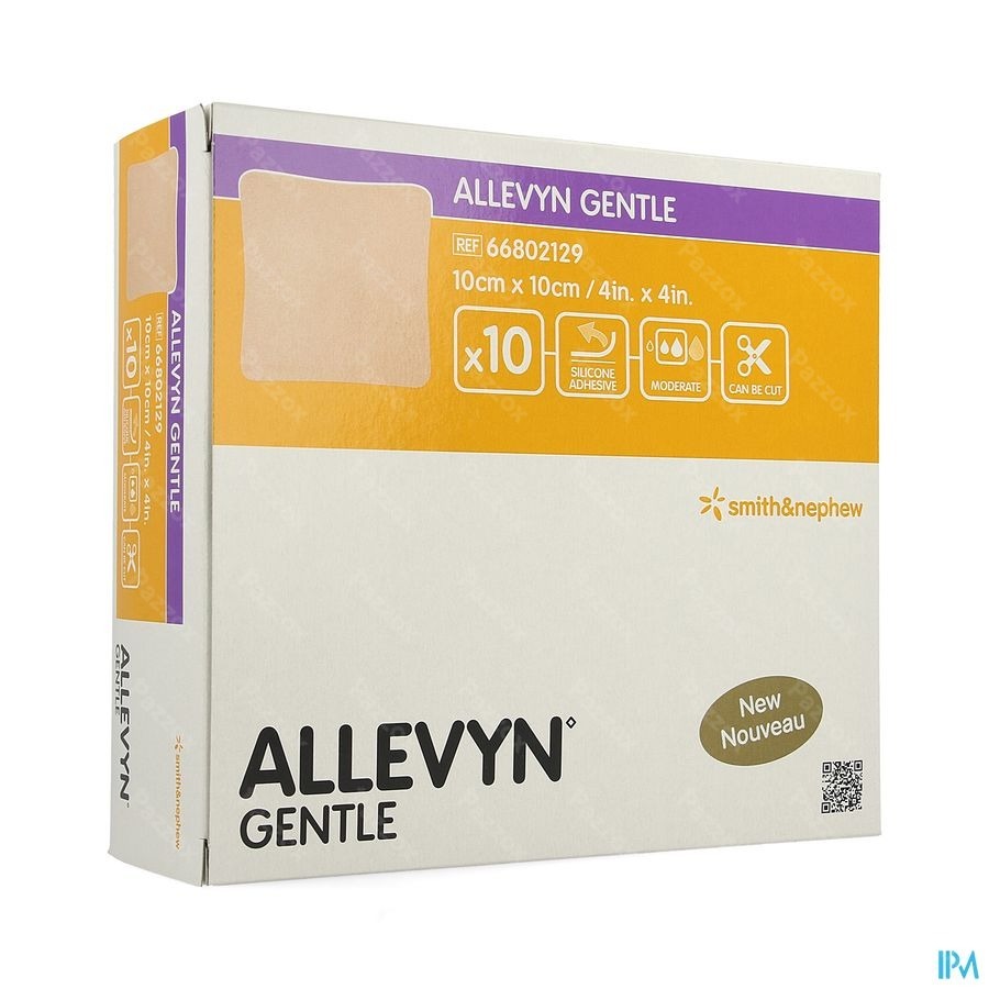 Allevyn Gentle Kp Foam 10cm X 10cm 10 66802129