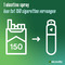 Nicorette Fruit & Mint 1mg Mondspray 2 x 150 sprays