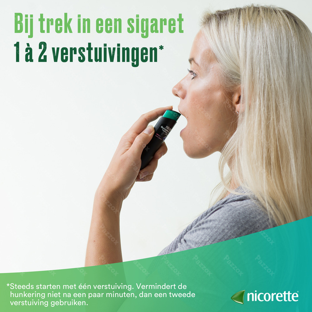 Nicorette Fruit & Mint 1mg Mondspray 2 x 150 sprays