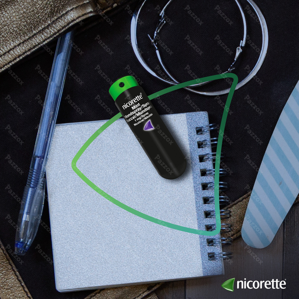 Nicorette Fruit & Mint 1mg Mondspray 2 x 150 sprays