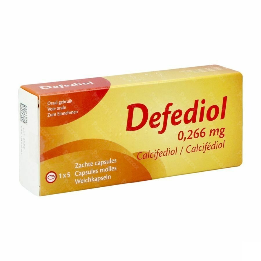 Defediol 0,266mg 5 Zachte Capsules