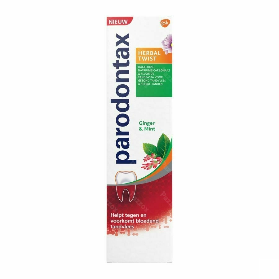 Parodontax Dentifrice Herbal Ginger Tube 75ml