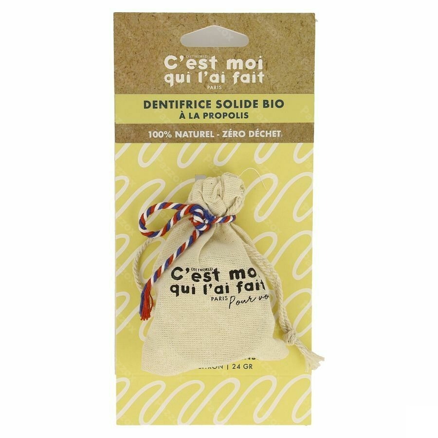 Diet Cmqlf Tandpasta Vast Propolis Bio Citroen 25g