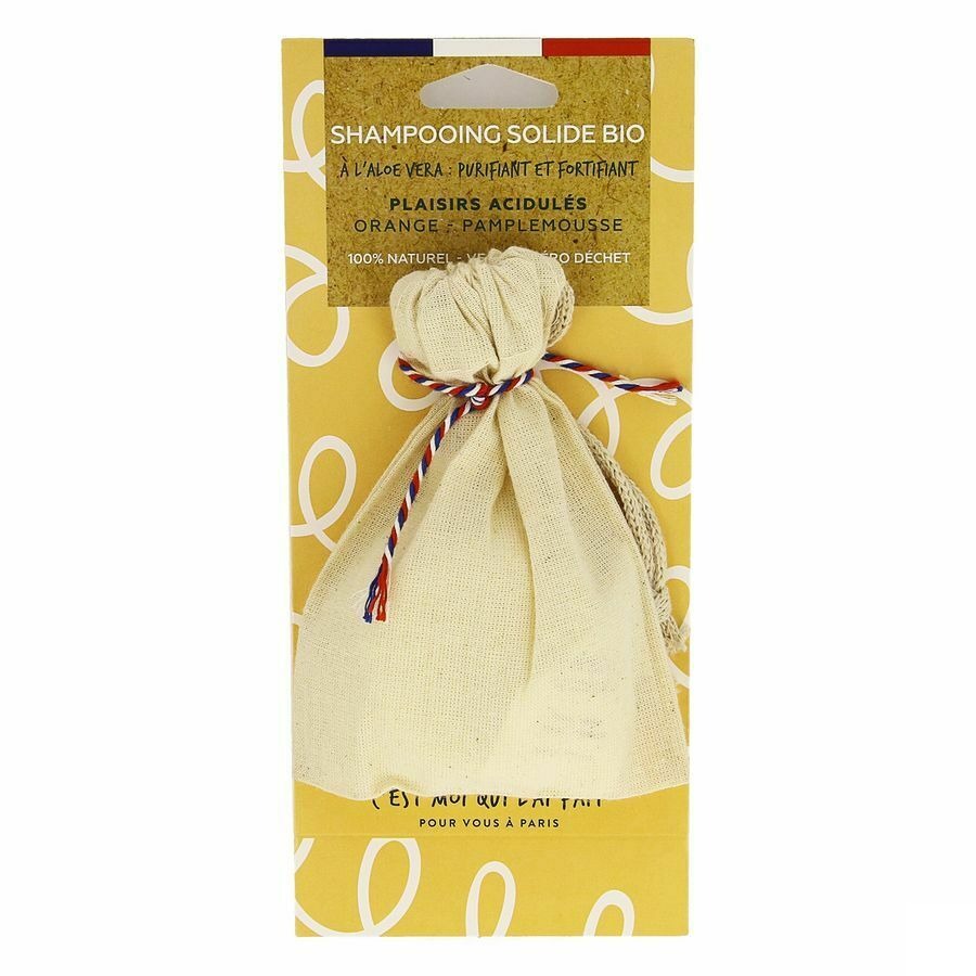 Dietworld Vaste Bio Shampoo Sinaas-Pompelmoes Met Aloe Vera 65g