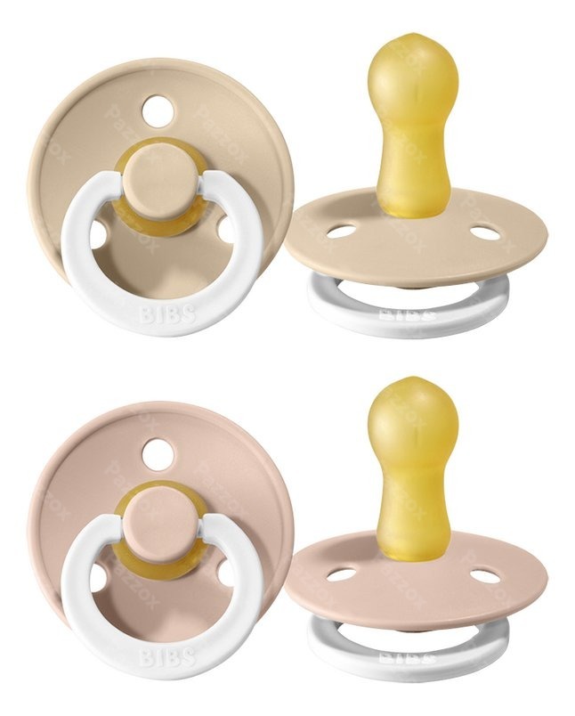 Bibs 2 Fopspeen Duo Glow In Dark Vanilla/blush