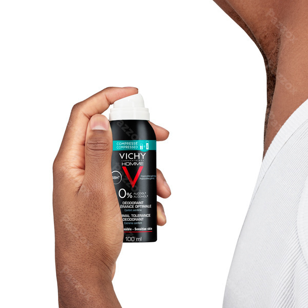 Vichy Homme Deodorant 48u Optimale Tolerantie 100 ml